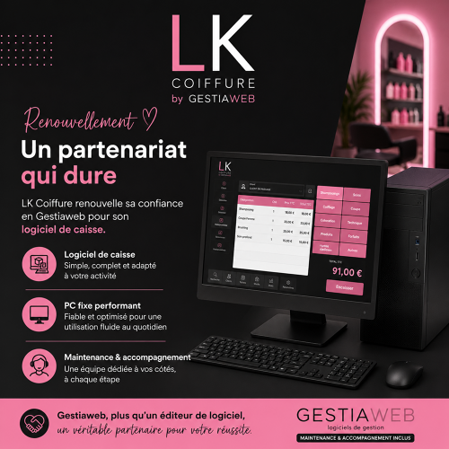 LK Coiffure Arpajon-sur-Cère : Comment un salon de coiffure optimise sa gestion avec une solution de caisse moderne