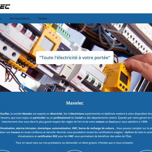 Maxelec renouvelle sa confiance à Gestiaweb