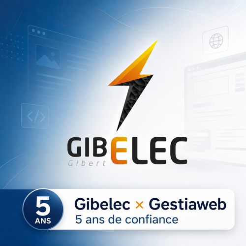 Gibelec renouvelle son site vitrine avec Icecom : 5 ans de confiance et de performance