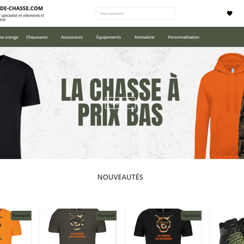 Renouvellement pour Vêtement de Chasse